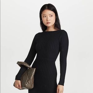 Black knit sweater dress NEW WITH TAGS